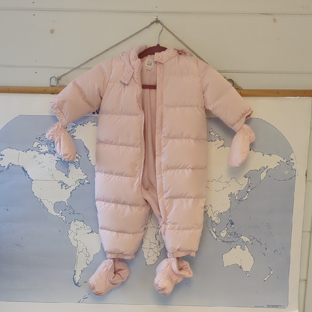 GAP Light Pink Kids One Piece Footie